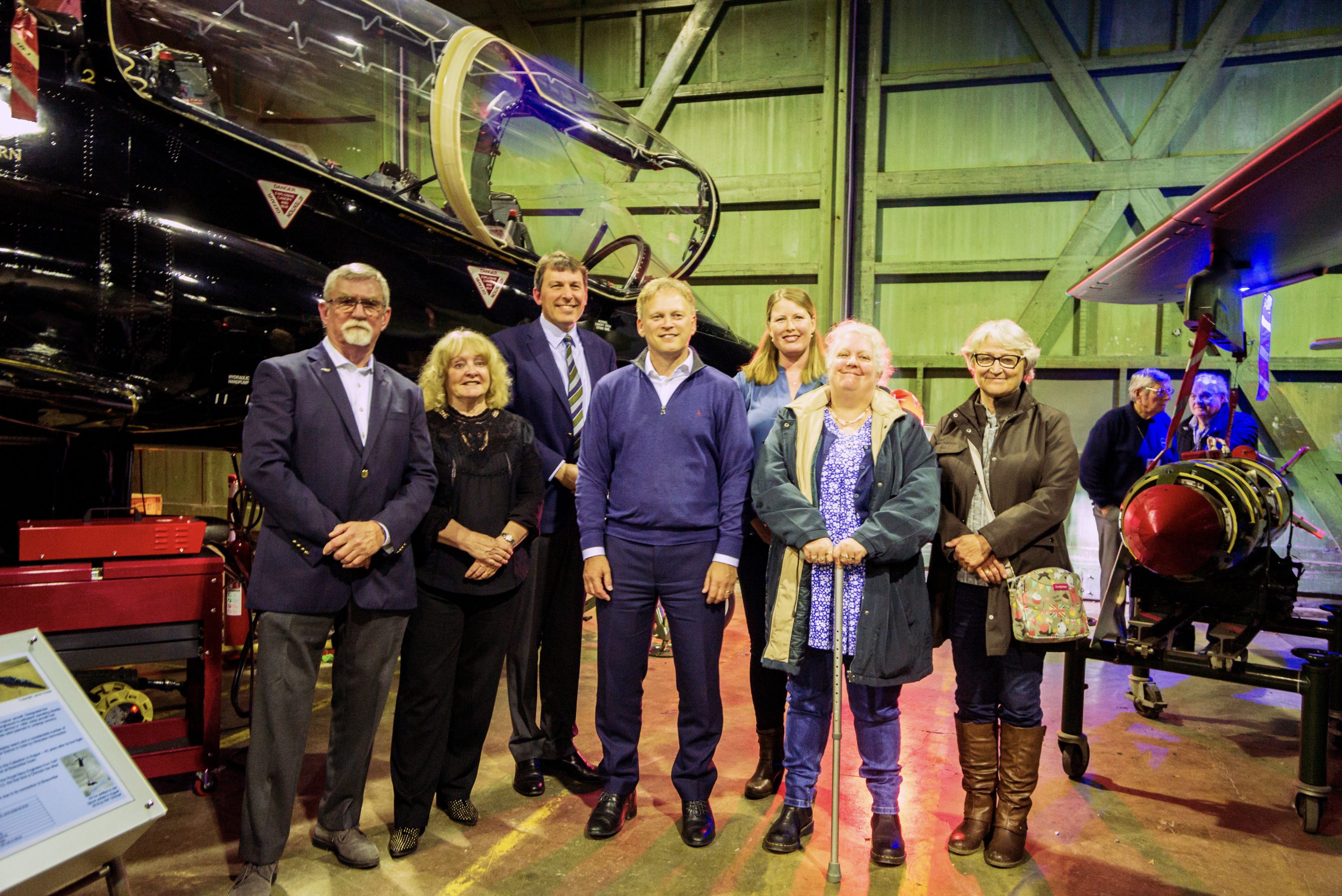 Councillors meet Minister Grant Schapp at Boscombe Down Aviation Collection 2024