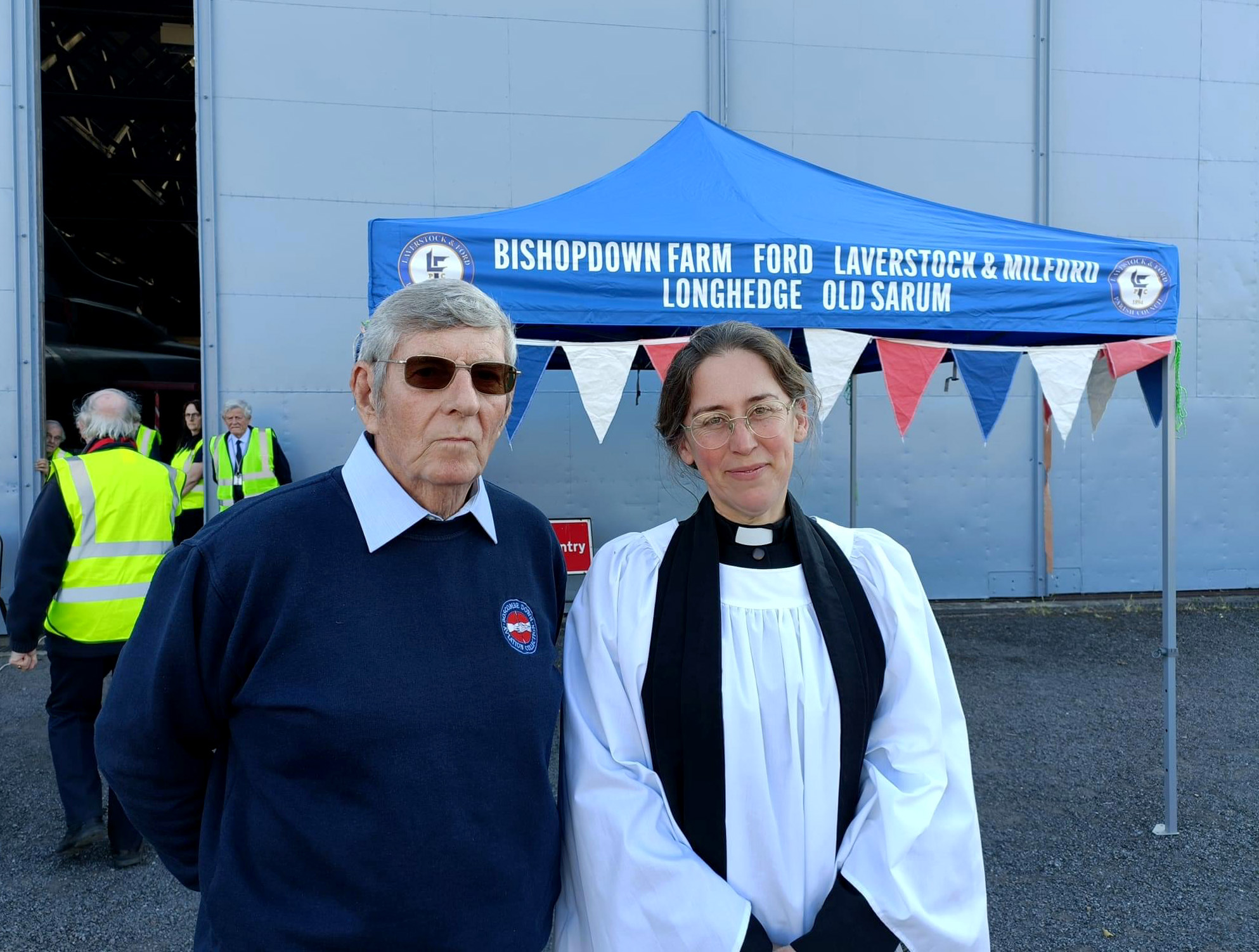 BDC Director John Sharpe with Rev. Suzie Allen