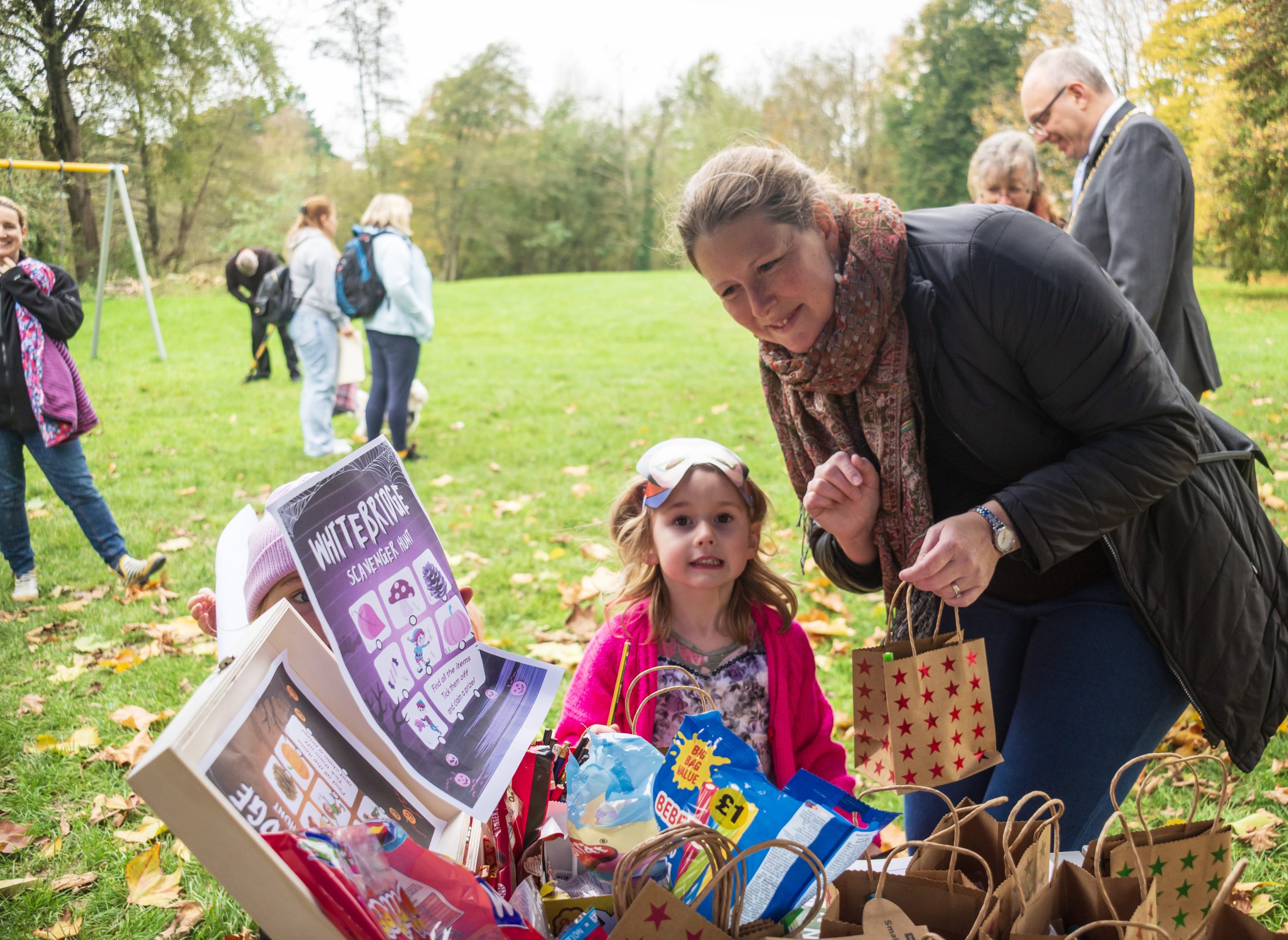 Local Children came dressed in their best costumes to help celebrate