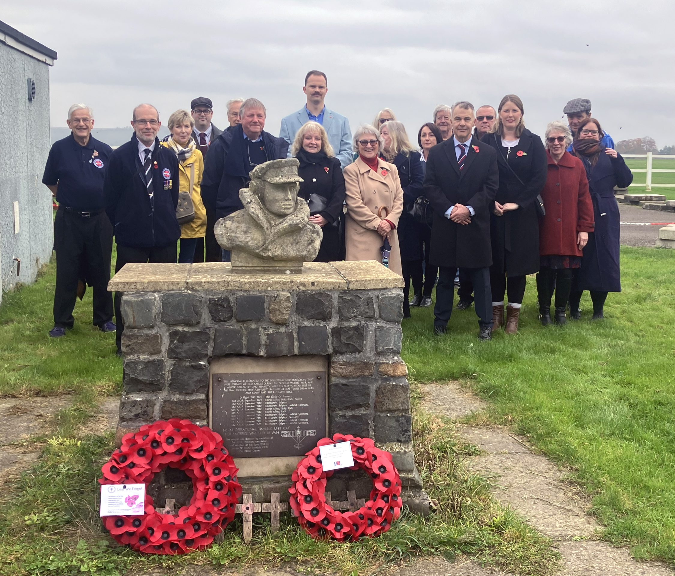 The AOP Memorial at Old Sarum Airfield, November 2024