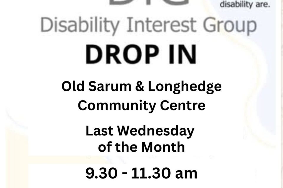 disability interest group drop-in flyer